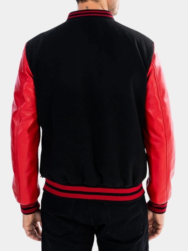Black & Red Bomber Jacket The Wilson Jacket