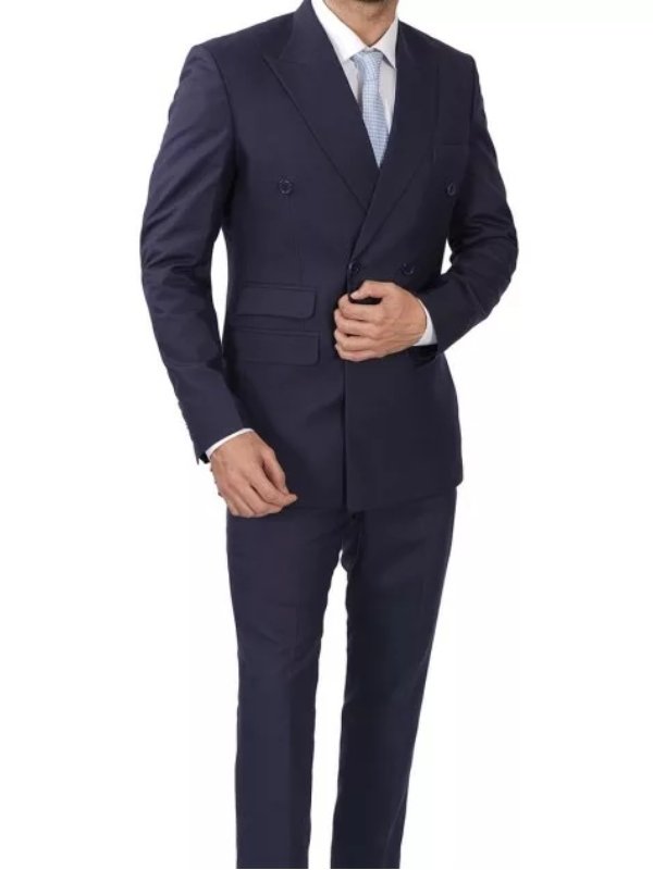 Dark Blue Double Breasted Suit Men Dark Blue Double Breasted Suit Men