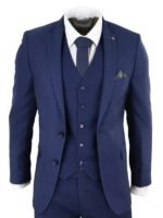 Men's Blue Three Piece Suit