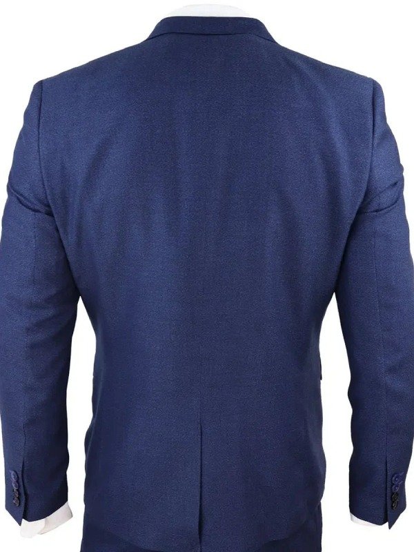 Men's Three Piece Suit Blue