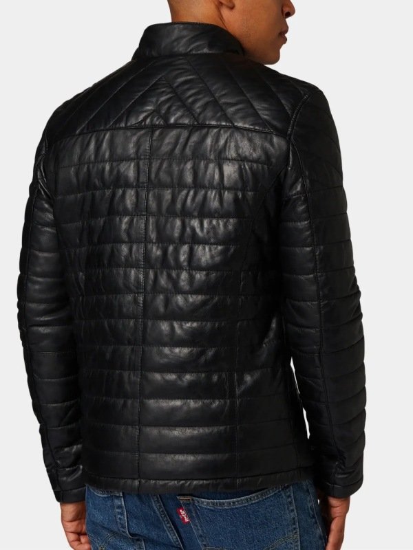 Quilted Leather Jacket Black Quilted Leather Jacket Black