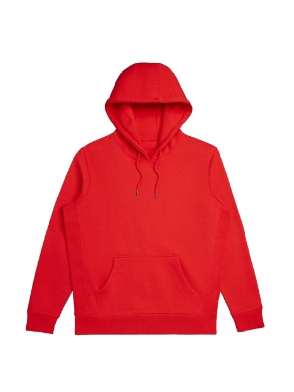 Red Fleece Pullover Hoodie