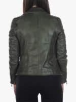 Shop Women’s Green Biker Jacket