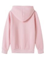 Unisex Pink Fleece Pullover Hoodie