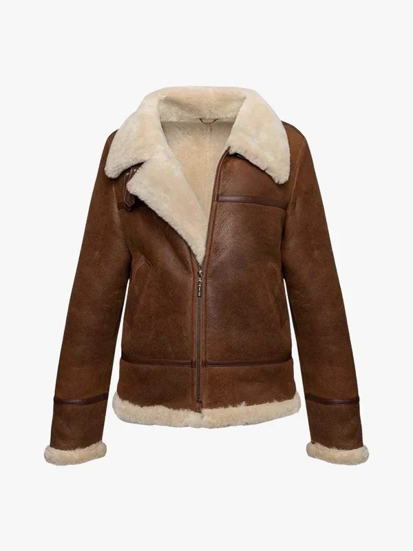 Womens Aviator Brown Jacket on sale Womens Aviator Brown Jacket on sale