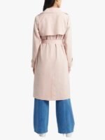 Womens Double-breasted Trench Coat Beige