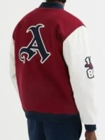 Arsenal 24_25 Varsity Jacket Red and white
