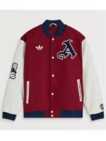 Arsenal 24_25 Varsity red and white Jacket