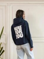 Baylen Out Loud Season02 Baylen Dupree Here For You Navy Blue Hoodie