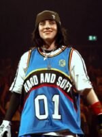 Billie Eilish Manchester Hit Me Hard And Soft Tour Jersey Blue