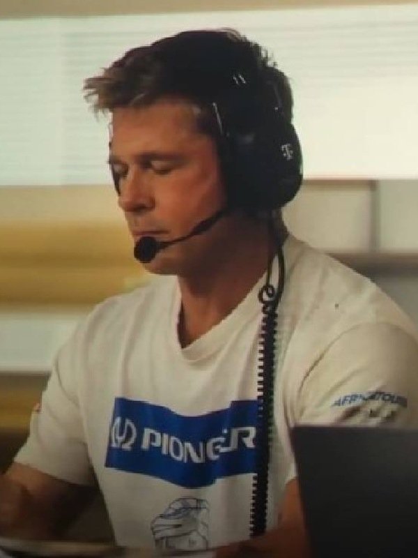 Brad Pitt F1 The Movie Pioneer T-shirt