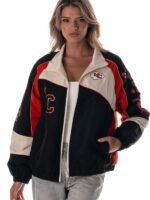 Caitlin Clark 2025 KC Chiefs Reglan Track Jacket
