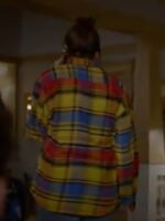 Christa Miller Tv-Series Shrinking S02 Liz Plaid Colorblock Shirt