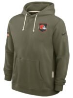 Cleveland Browns 2025 Salute To Service Pullover Hoodie
