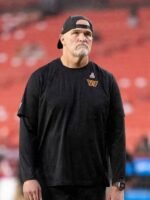 Dan Quinn 2025 Washington Commanders Black T-Shirt