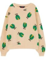 French Lover Sara Giraudeau Tao Bug Printed Sweatshirt