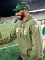 Jay Norvell STATE Green Hoodie