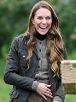 Long Meadow Cider 2025 Kate Middleton Grey Military Jacket