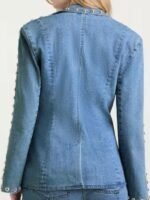 Morgan Gillory High Potential Kaitlin Olson Studded Denim Jacket