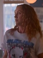 Murder in a Small Town 2025 Fiona Vroom Sublime Dog Print Tee in White