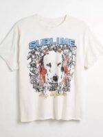 Murder in a Small Town 2025 Fiona Vroom Sublime Tee in White