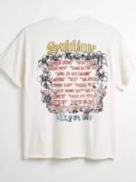 Murder in a Small Town Fiona Vroom Sublime Dog Print Tee in White