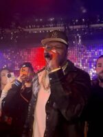 NYC 2025 50 Cent Petite Black Leather Jacket