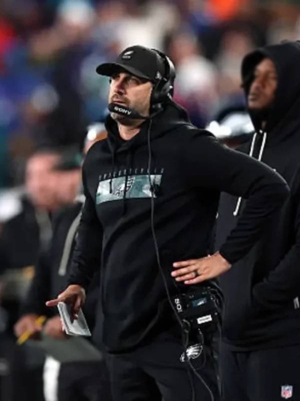 Nick Sirianni Philadelphia Eagles Sideline Hoodie Black
