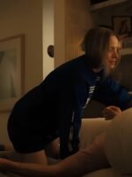 Nobody Wants This Kristen Bell Blue “Fly By Jing” Sweatshirt