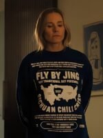_Nobody Wants This S2 Kristen Bell “Fly By Jing” Blue Sweatshirt _
