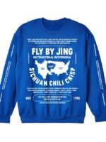 Nobody Wants This Season 02 Kristen Bell Blue “Fly By Jing” Sweatshirt