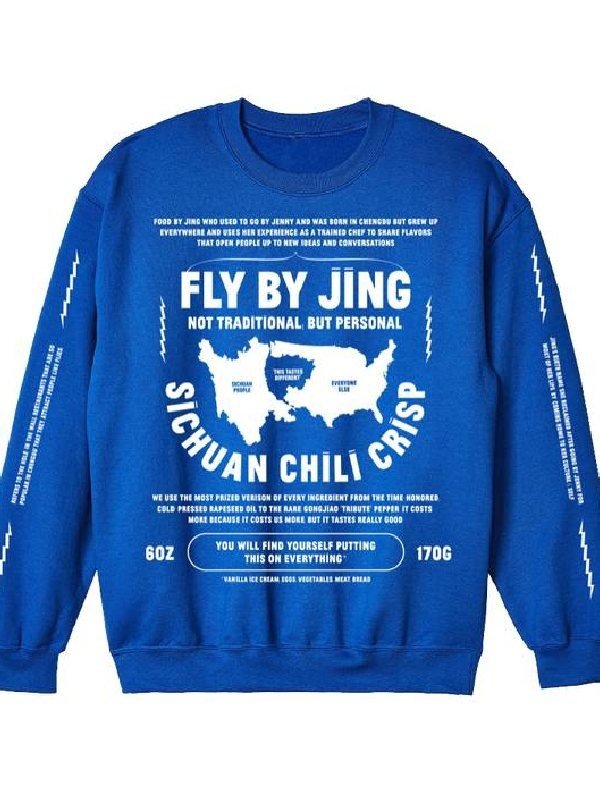 Nobody Wants This Season 02 Kristen Bell Blue “Fly By Jing” Sweatshirt