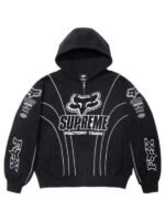 Racing Supreme Fox Hooded Sweatshirt-Black