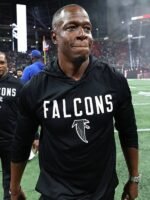 Raheem Morris Atlanta Falcons 2025 Sideline Black Hoodie