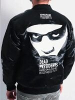 Recreated - Headgear Classics Dead President Black Satin Bomber Jacket