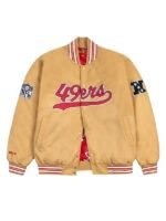 SF 49ers GOLF WANG Satin Bomber Jacket