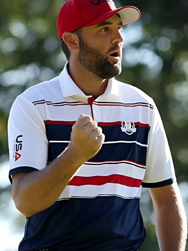 Scottie Scheffler Ryder Cup 2025 Team USA Polo T-Shirt