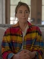 Shrinking S2 Christa Miller Plaid Colorblock Shirt