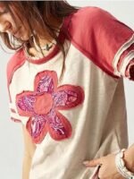 TV-Series Baylen Out Loud S02 Baylen Dupree Floral Patchwork Top
