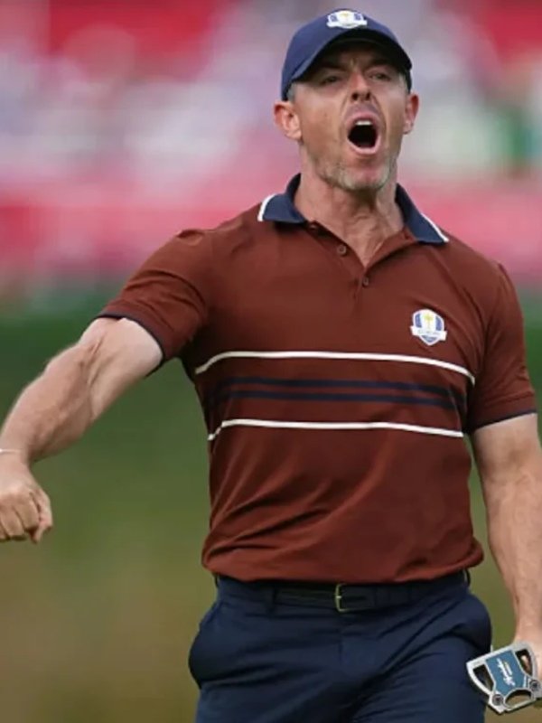 Team Europe Ryder Cup 2025 Brown Polo T-Shirt