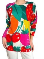 The Great British Bake Off Season 16 Prue Leith Fruit Printed Sweater