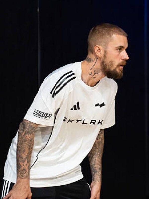 The League Justin Bieber White Jersey