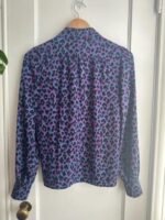 The Today Show 2025 Savannah Guthrie Purple Leopard Print Shirt