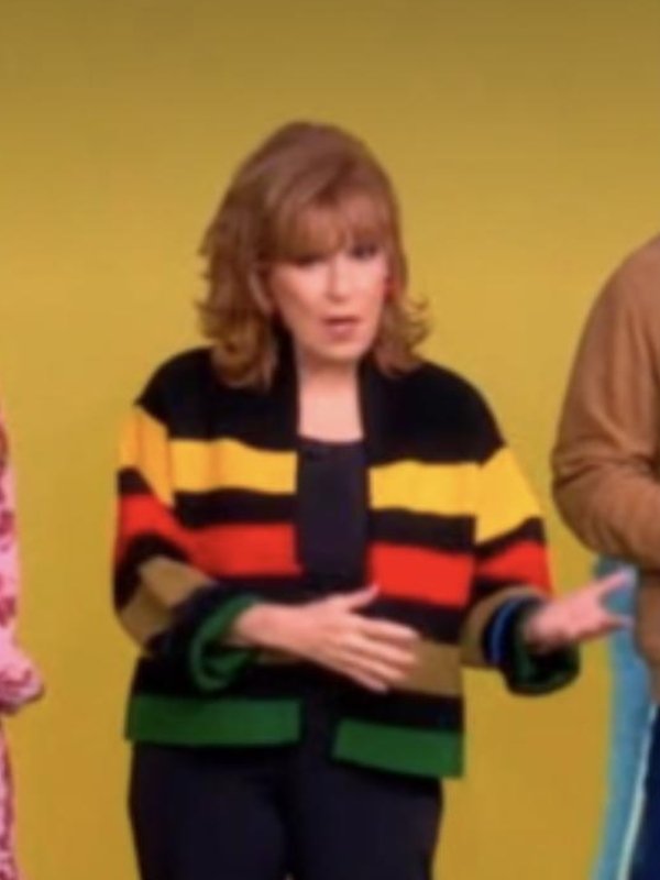 The View 2025 Joy Behar Multicolor Striped Jacket