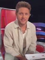 The Voice S28 Niall Horan Textured Check Shirt