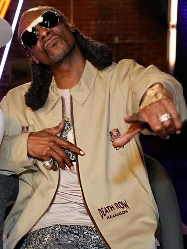 The Voice S28 Snoop Dogg Beige Color zip-up Jacket