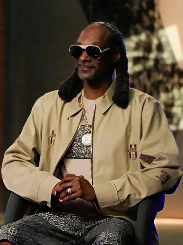 The Voice S28 Snoop Dogg Beige zip-up Jacket