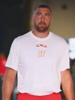 Travis Kelce KC 87 White T-Shirt