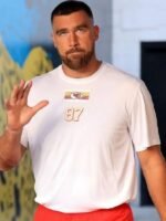Travis Kelce Kansas City Chiefs 87 White T-Shirt