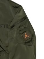 UNDEFEATED Green Satin Bomber Jacket